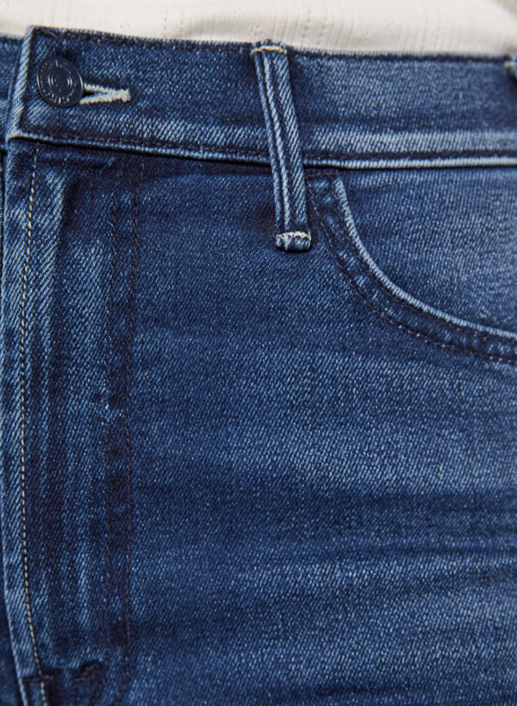 Mother Denim Hustler Roller Sneak Homecoming High