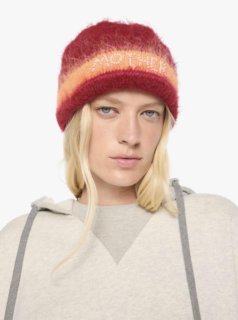 Mother Denim Beanie Girl With The Pearl