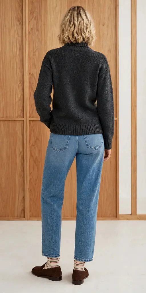 Collegiate Knitwear OSU Submariner Roll-Neck Sweater