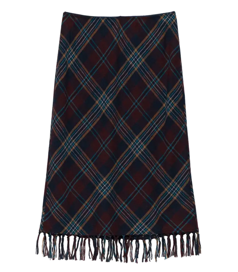 Dôen Elowette Knotted Fringe Skirt