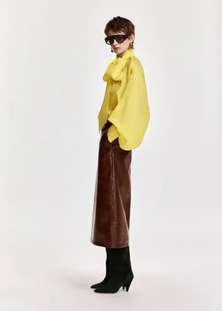 Essentiel Antwerp Kind Faux Leather Skirt