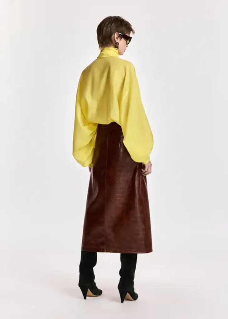 Essentiel Antwerp Kind Faux Leather Skirt