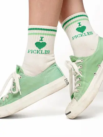 Larissa Loden I heart Pickles Socks