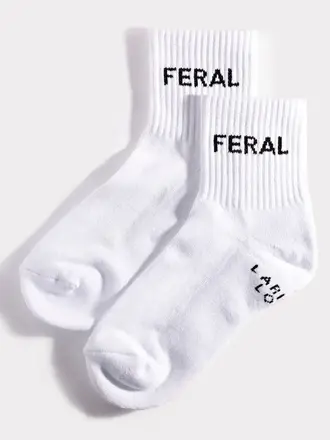 Larissa Loden Feral Crew Socks