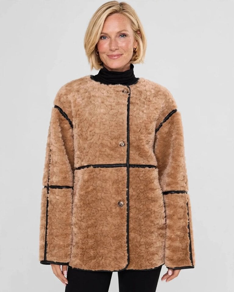 BlankNYC Sherpa Bonded Sherling Jacket