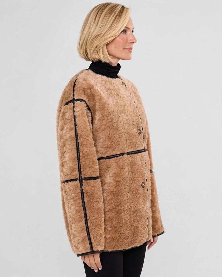 BlankNYC Sherpa Bonded Sherling Jacket