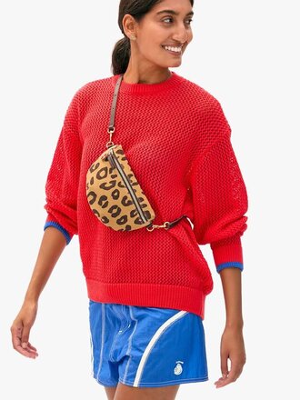 Clare V. Petite Fanny Pablo Cat Suede