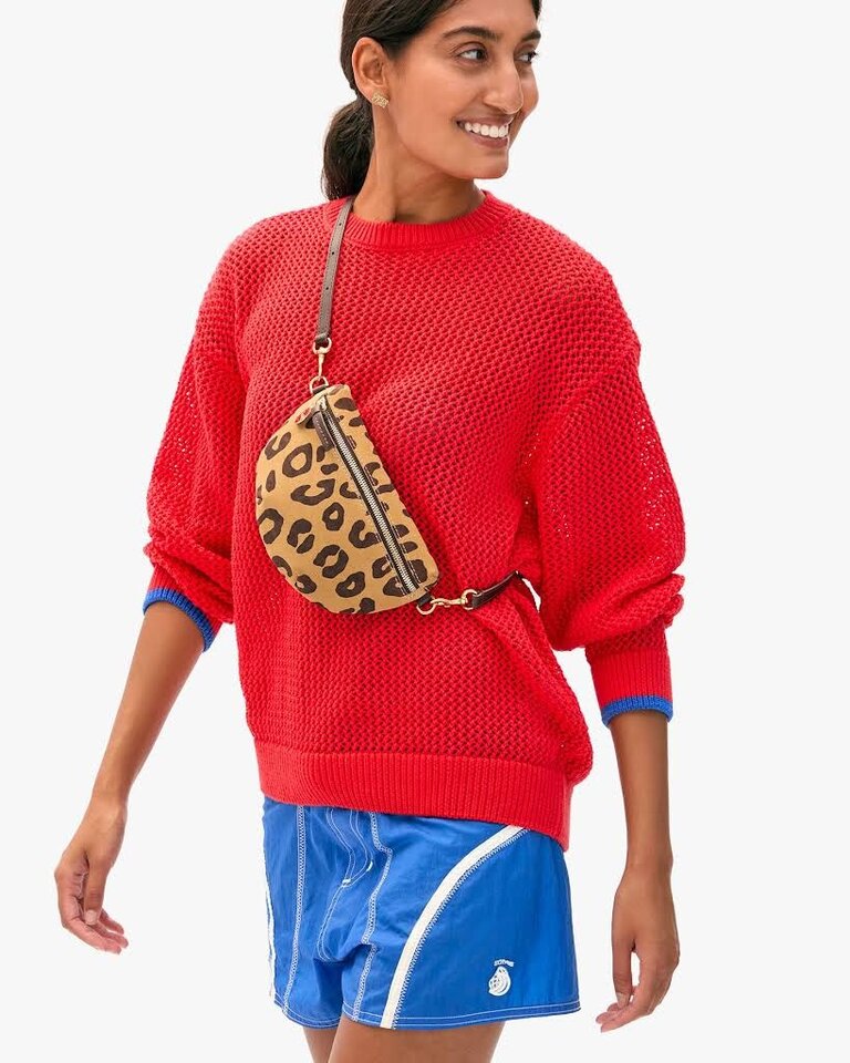 Clare V. Petite Fanny Pablo Cat Suede