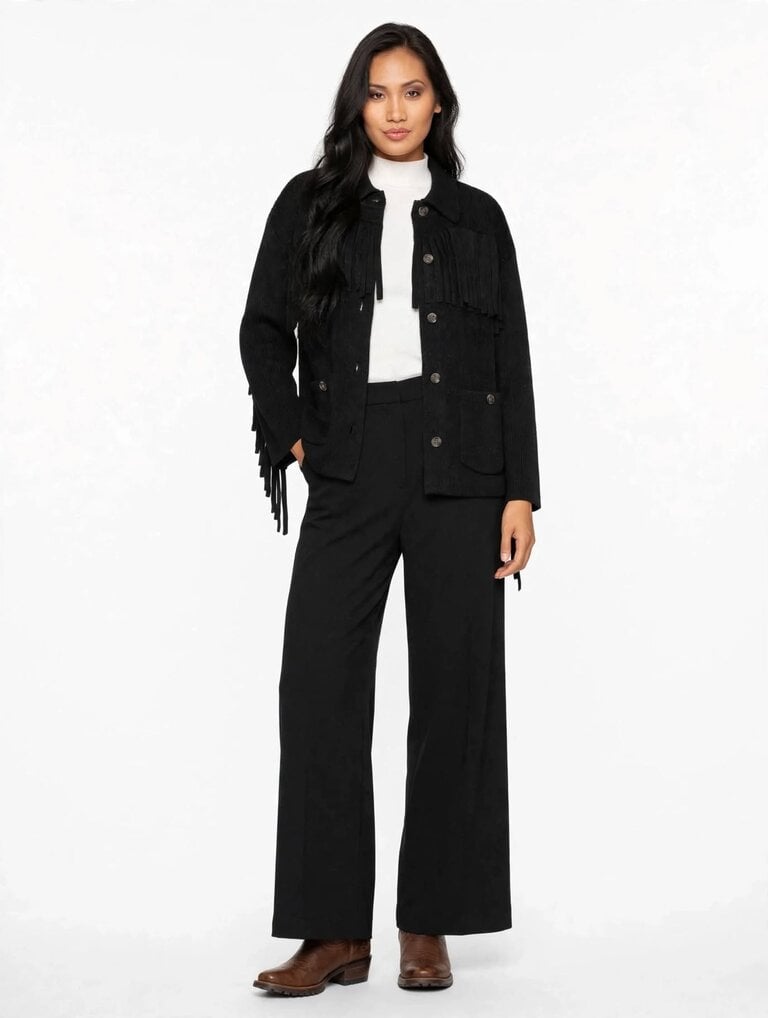 The Great The Western Fringe Sweater Jacket
