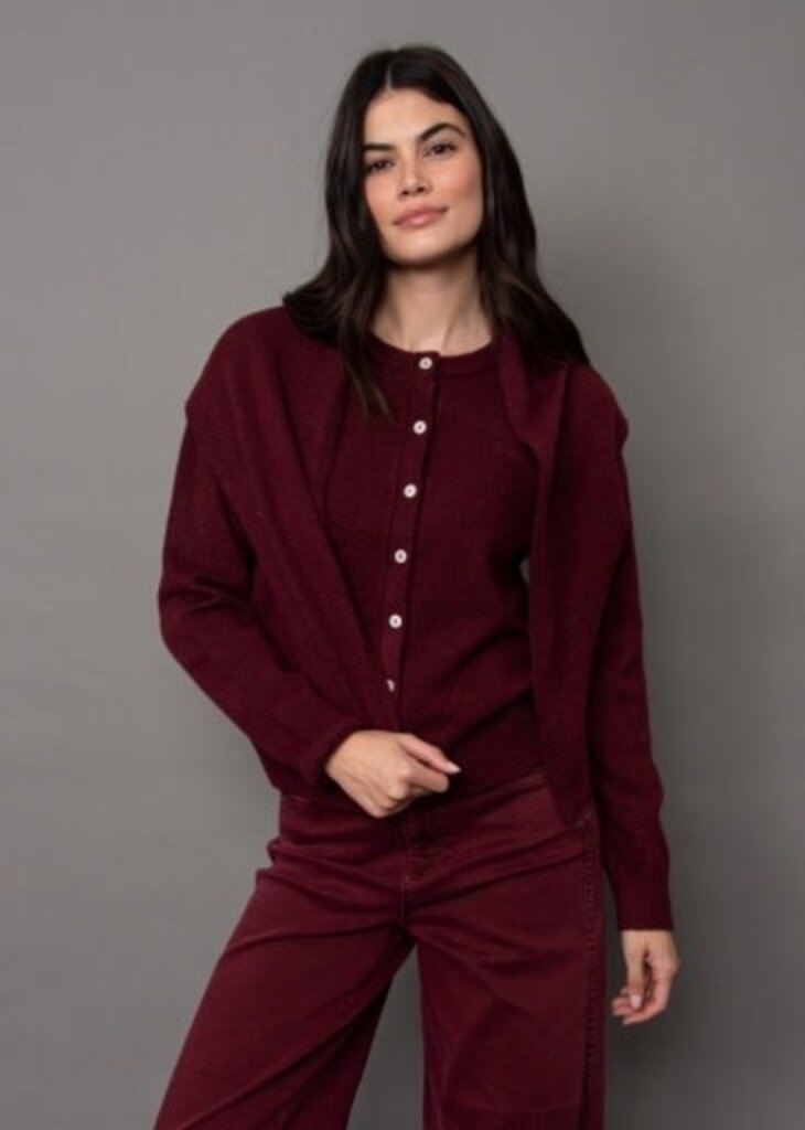 RD STYLE | HEDGE PASHA CARDI WITH SCARF