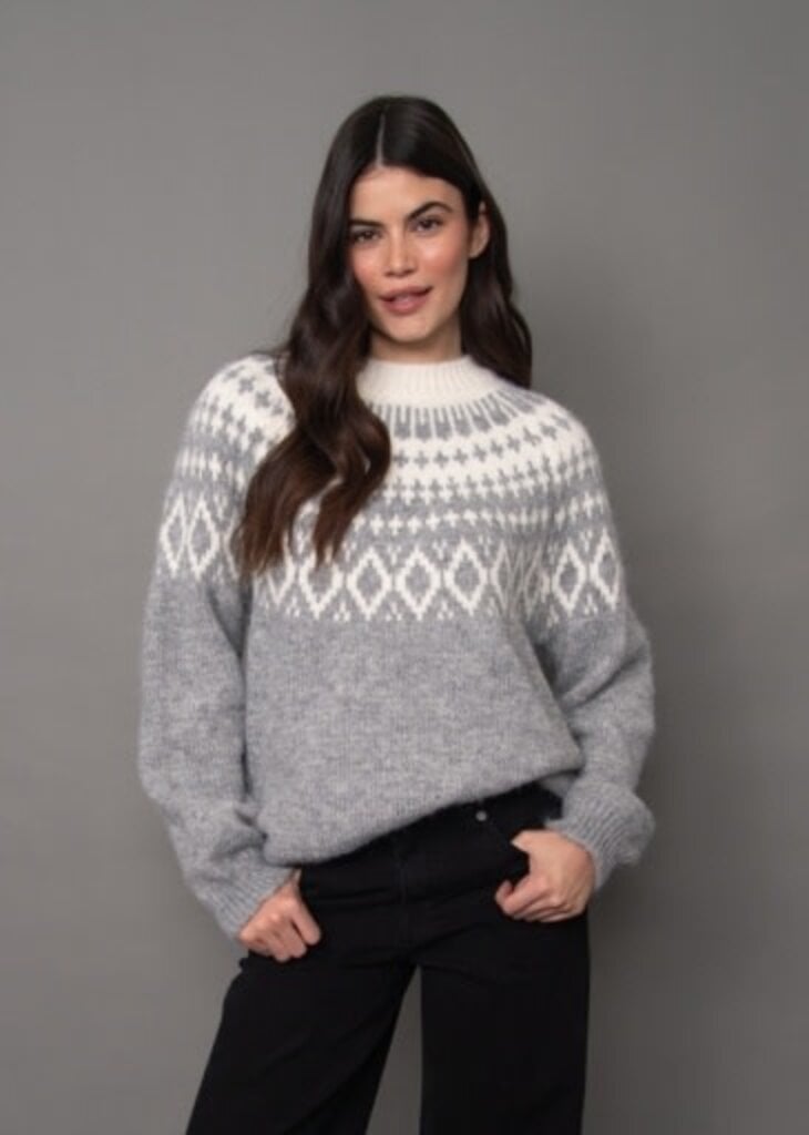 RD STYLE | HEDGE Hasana fair Isle sweater.