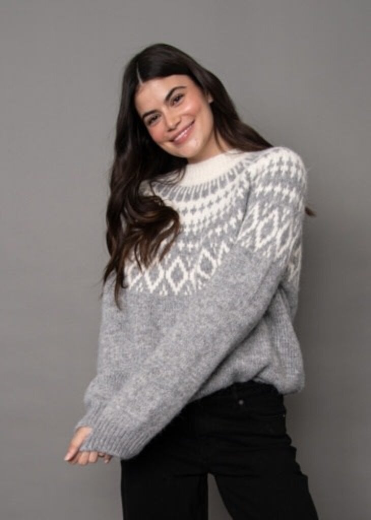 RD STYLE | HEDGE Hasana fair Isle sweater.