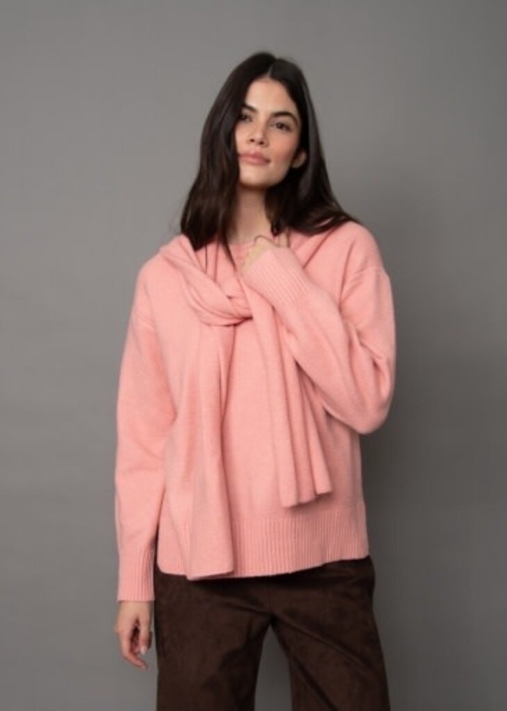 RD STYLE | HEDGE Waverly sweater with scarf