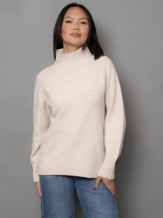 RD STYLE | HEDGE Anthousa raglan mock neck sweater