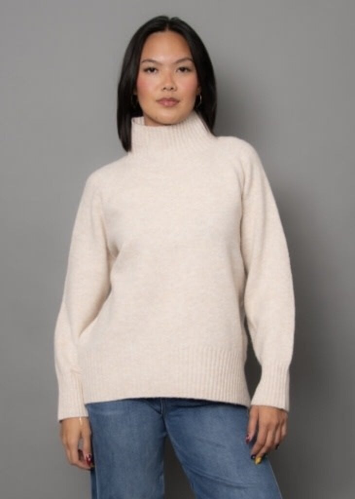 RD STYLE | HEDGE Anthousa raglan mock neck sweater
