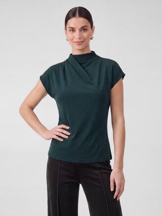 Current Air Mocknek Dolman Sleeve Top