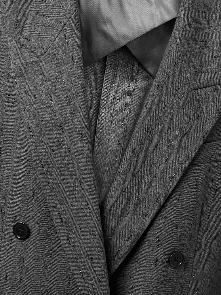 Current Air Rhinestone Blazer