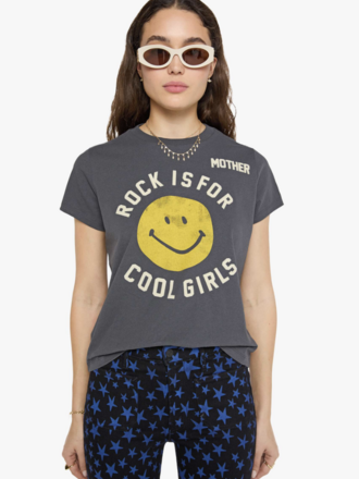 Mother Denim The Boxy Goodie Goodie Rock Is For Cool Girls