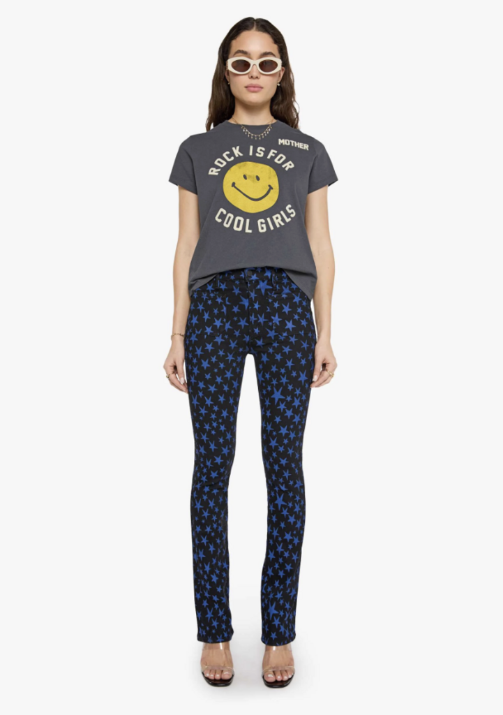 Mother Denim The Boxy Goodie Goodie Rock Is For Cool Girls