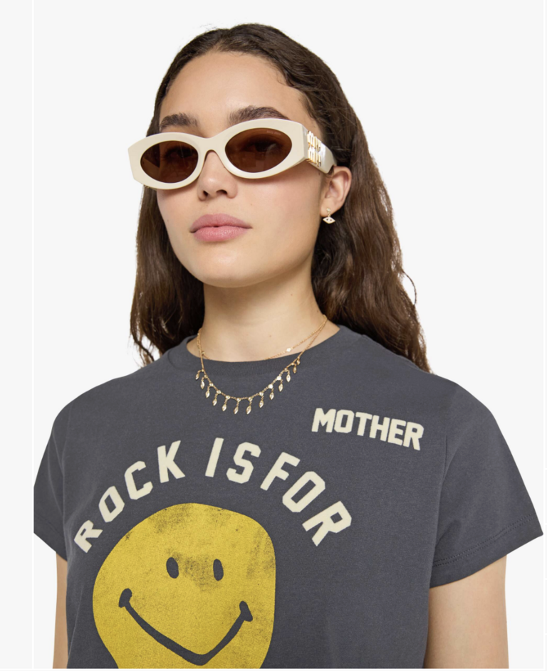 Mother Denim The Boxy Goodie Goodie Rock Is For Cool Girls
