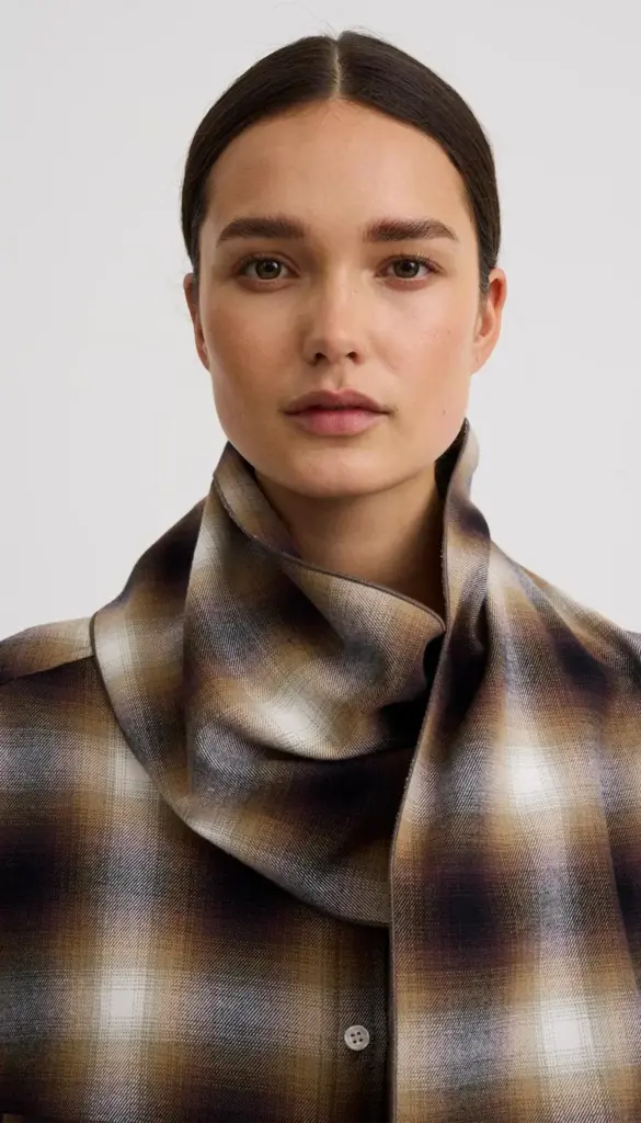 Smythe Relaxed Shirt With Detachable Scarf