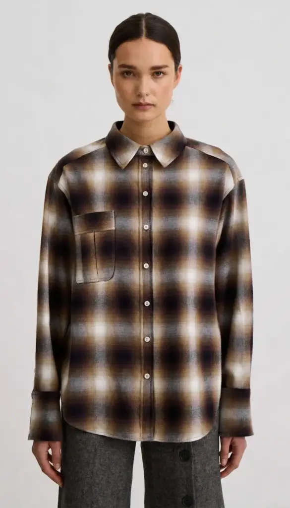 Smythe Relaxed Shirt With Detachable Scarf