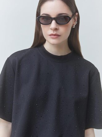 Suncoo Marius Rhinestone Top