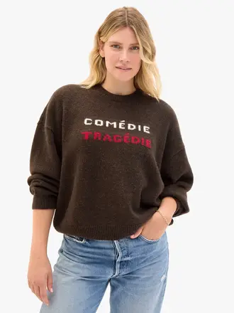 Clare V. Corinne Pullover - Alpaca Comedie Tragedie