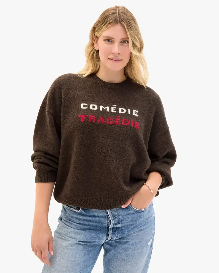 Clare V. Corinne Pullover - Alpaca Comedie Tragedie