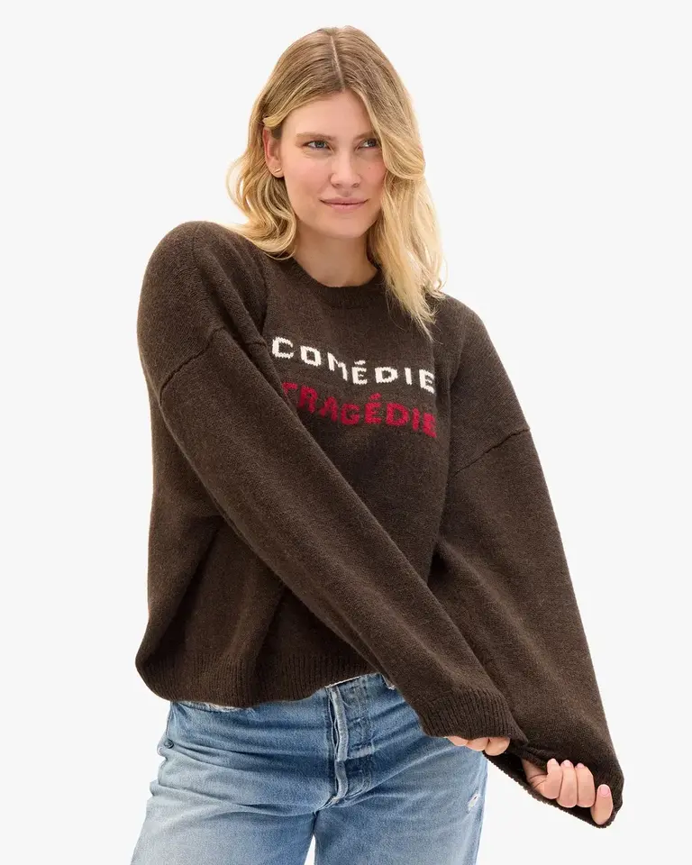 Clare V. Corinne Pullover - Alpaca Comedie Tragedie