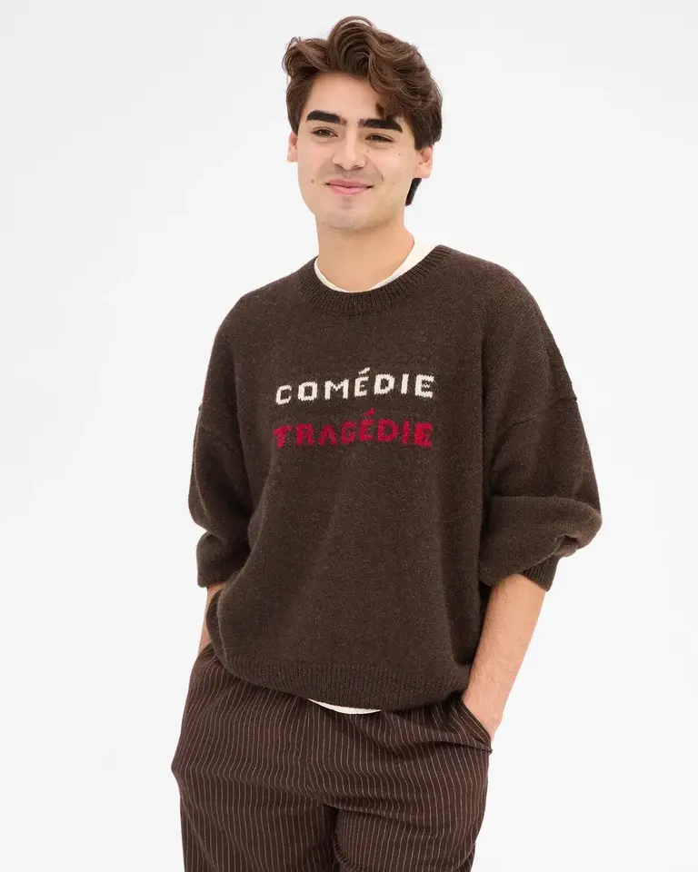 Clare V. Corinne Pullover - Alpaca Comedie Tragedie