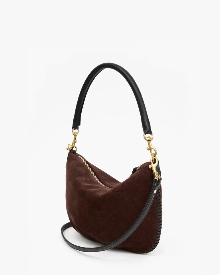 Clare V. Suede Whipstitch Petit Moyen