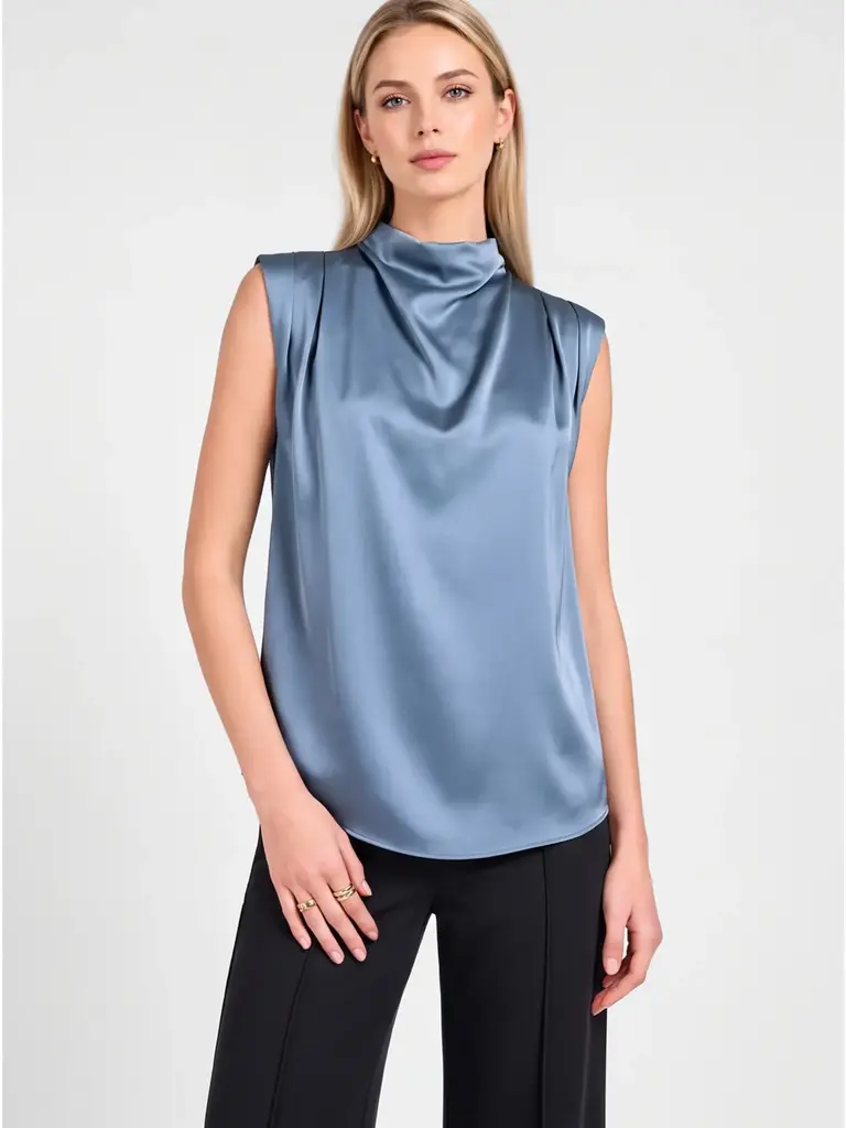 Current Air High Neck S/L Top