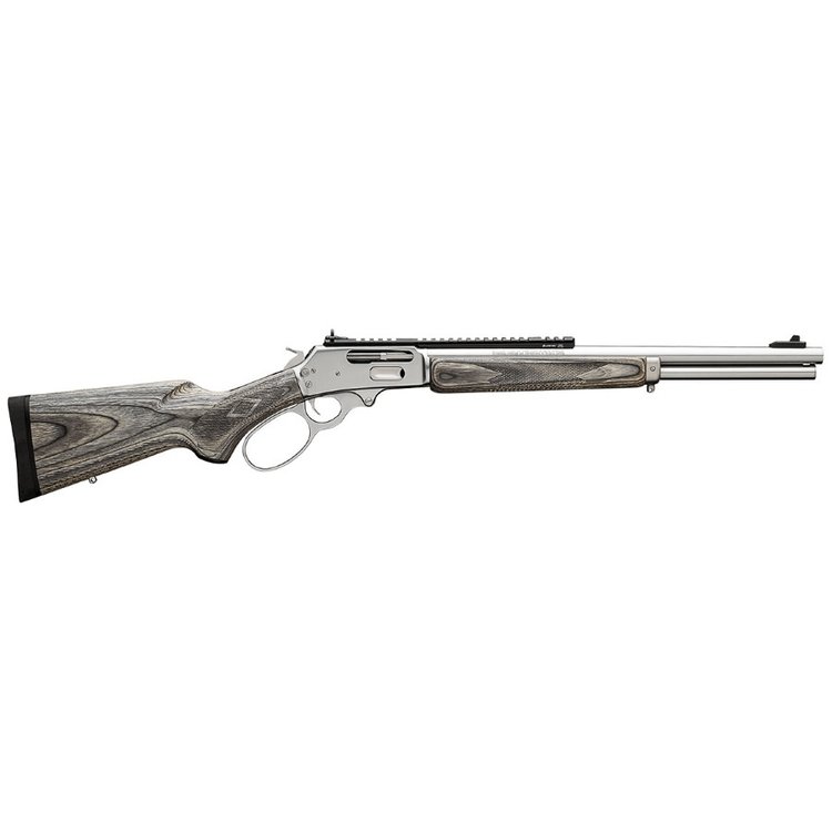 MARLIN MODEL 1895 SBL LEVER ACTION 45-70 GOV 19.1" THREADED BARREL STAINLESS GREY LAMINATE