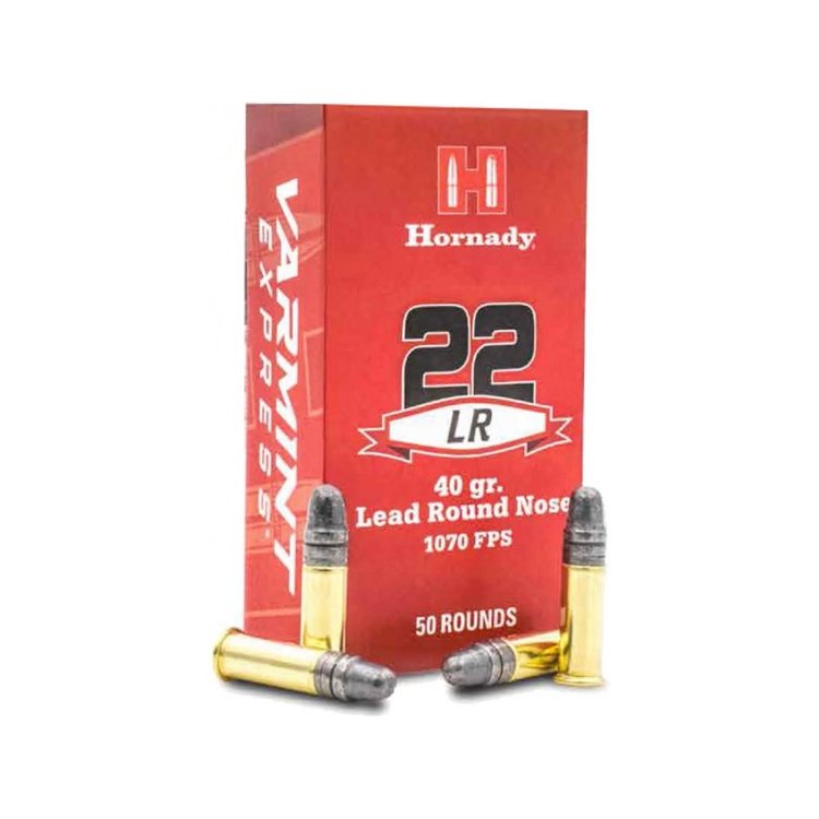 HORNADY HORNADY 22LR 40GR LEAD ROUND NOSE BRICK OF 500RDS