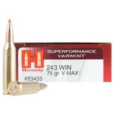 HORNADY 243WIN 75GR V MAX
