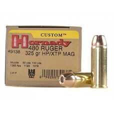 HORNADY 480 RUGER 325GR XTP