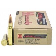 HORNADY HORNADY 338 MARLIN EXP 200GR FTX
