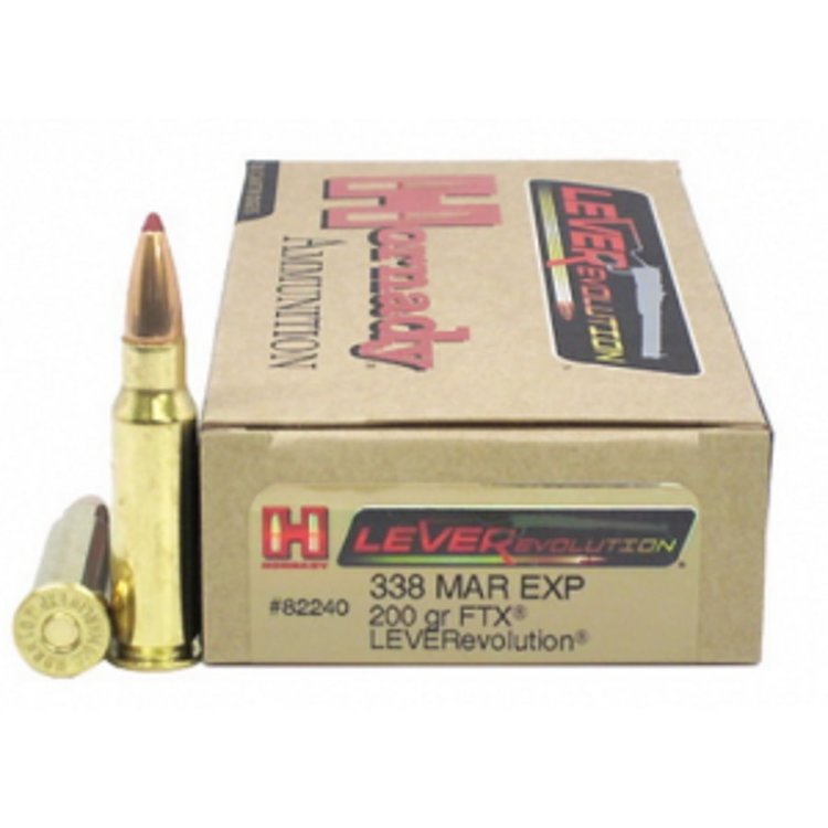 HORNADY HORNADY 338 MARLIN EXP 200GR FTX