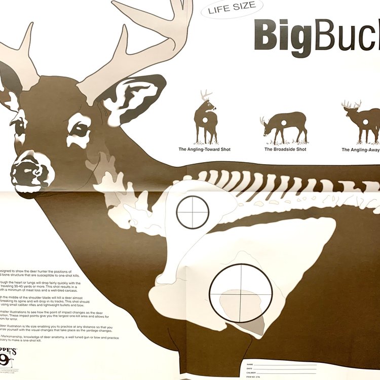 Bluedog 5 Pack Sighting In Vitals Deer Targets 28''x28''