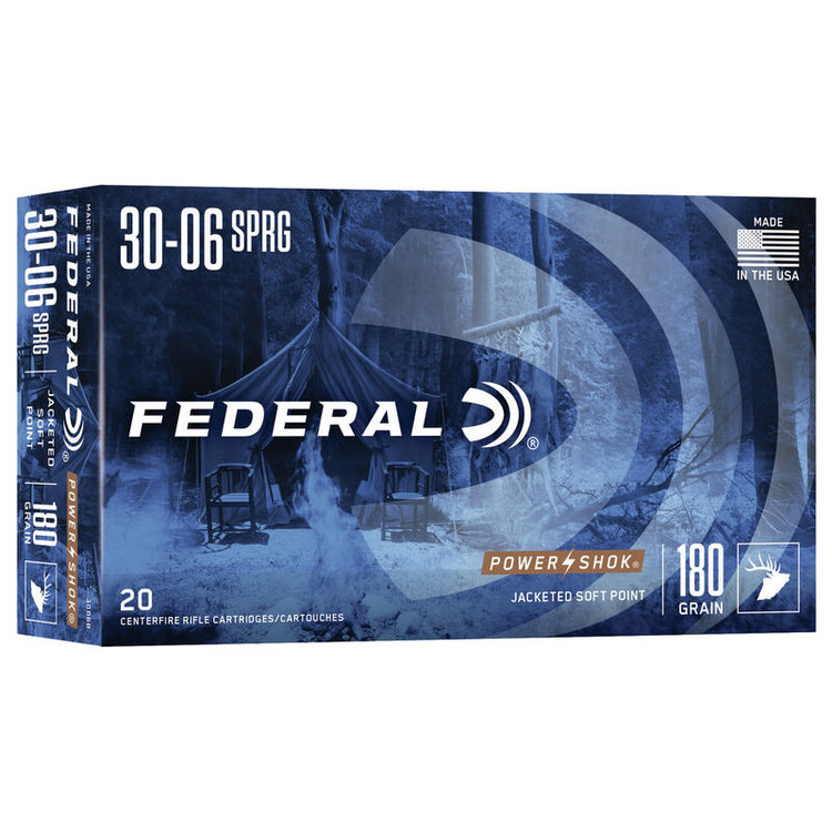 FEDERAL FED 30-06 180GR  SP POWER SHOK 20RDS