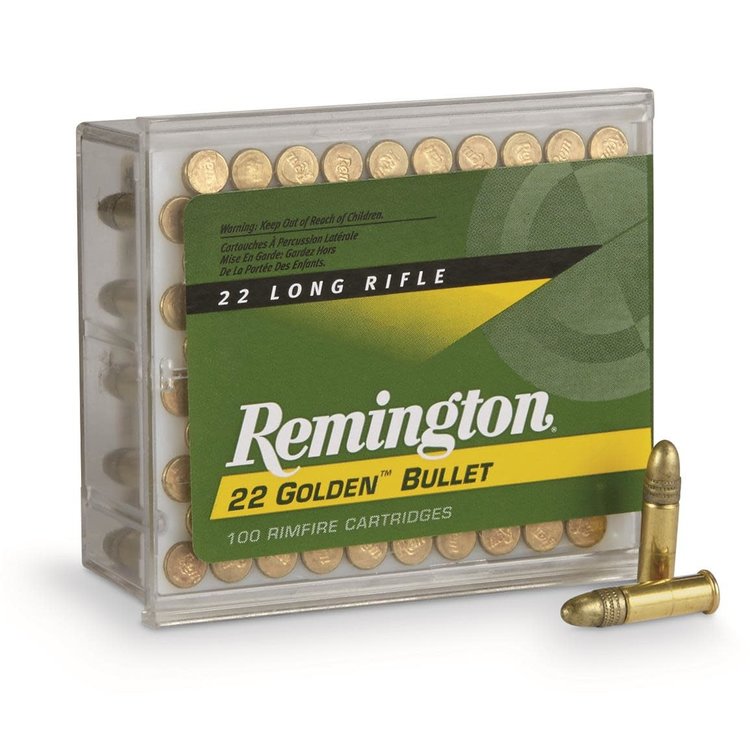 REMINGTON 22LR HV PLATED RN GOLDEN BULLET 100rds