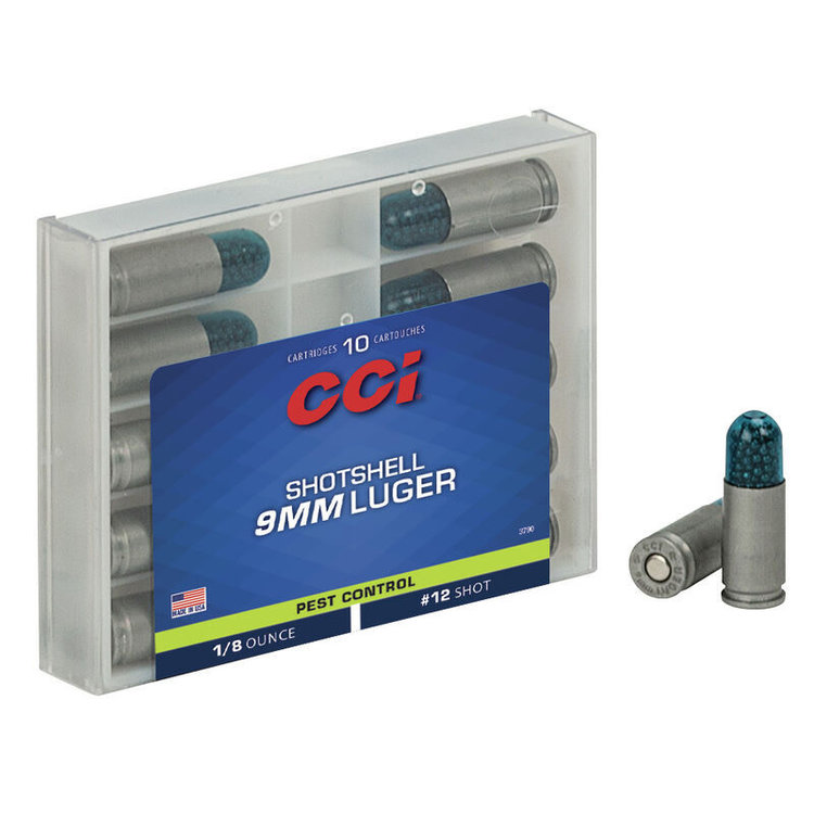 CCI CCI 9MM  #12 SHOTSHELL SHOT AMMO 10PK