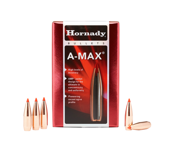 HORNADY HORNADY  30 CAL .308 DIA 168GR A-MAX BULLETS 100PK