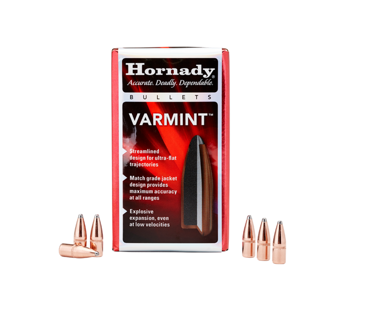 HORNADY HORNADY 22 CAL .224 DIA 45GR JSP BULLETS 100PK