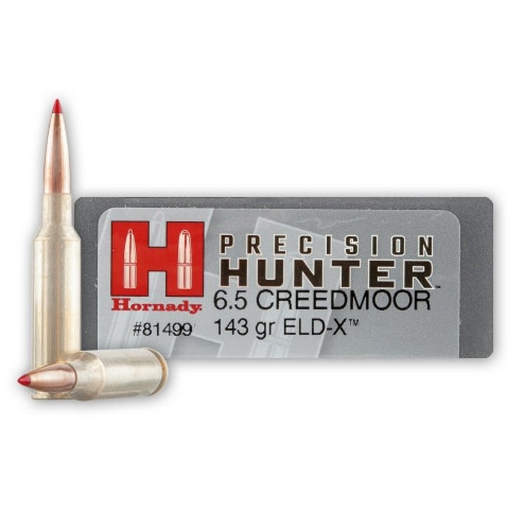 HORNADY HORNADY PRECISION HUNTER  6.5 CREEDMOOR 143 GR ELD-X 20RDS