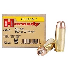 HORNADY 50 AE 300GR XTP