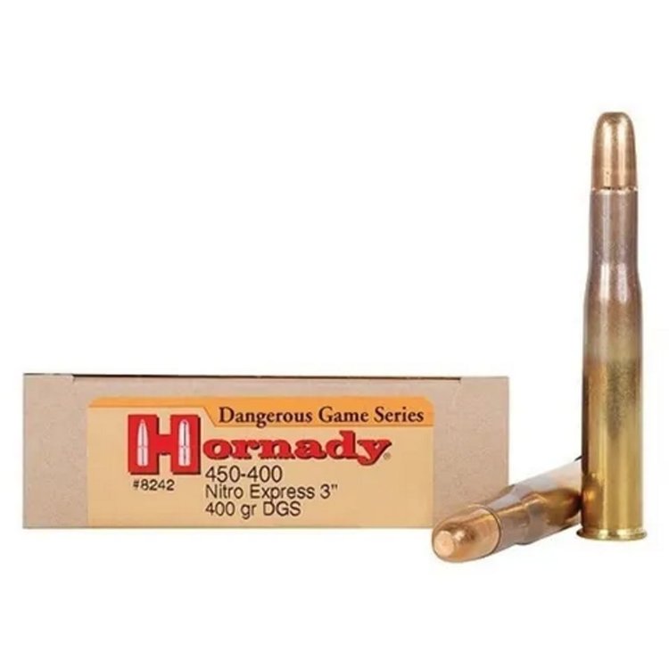 HORNADY HORNADY DANGEROUS GAME 450-400 NITRO EXPRESS 3" 400gr DGS 20RDS