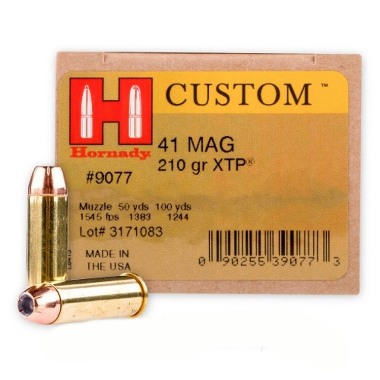 HORNADY HORNADY  CUSTOM 41 REM MAG 210GR XTP 20RDS
