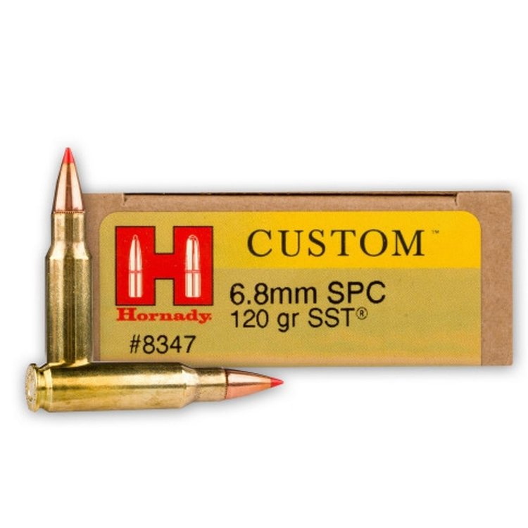 HORNADY HORNADY CUSTOM 6.8MM SPC 120GR SST 20RDS
